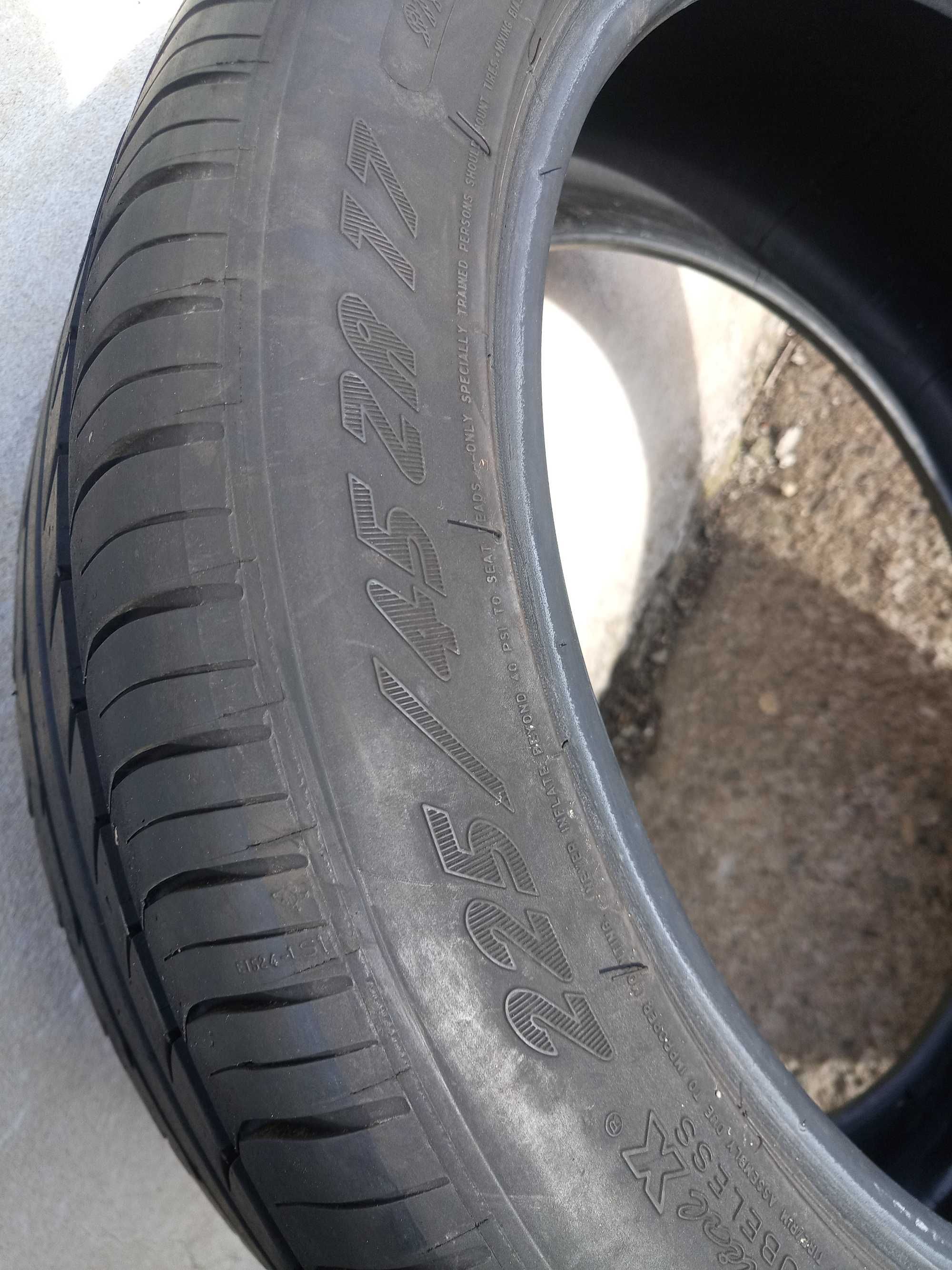 225 45 opona 225/45/17r 2008r 5 mm michelin pilot sport 17" pojedyńcza