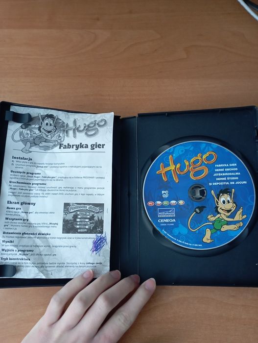 Gra komputerowa Hugo dla dzieci używana