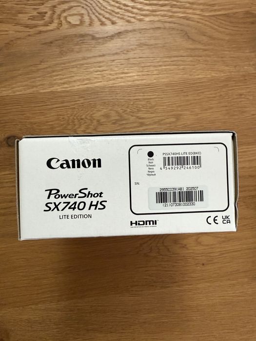 Canon Powershot SX740 HS Lite Edition Preta