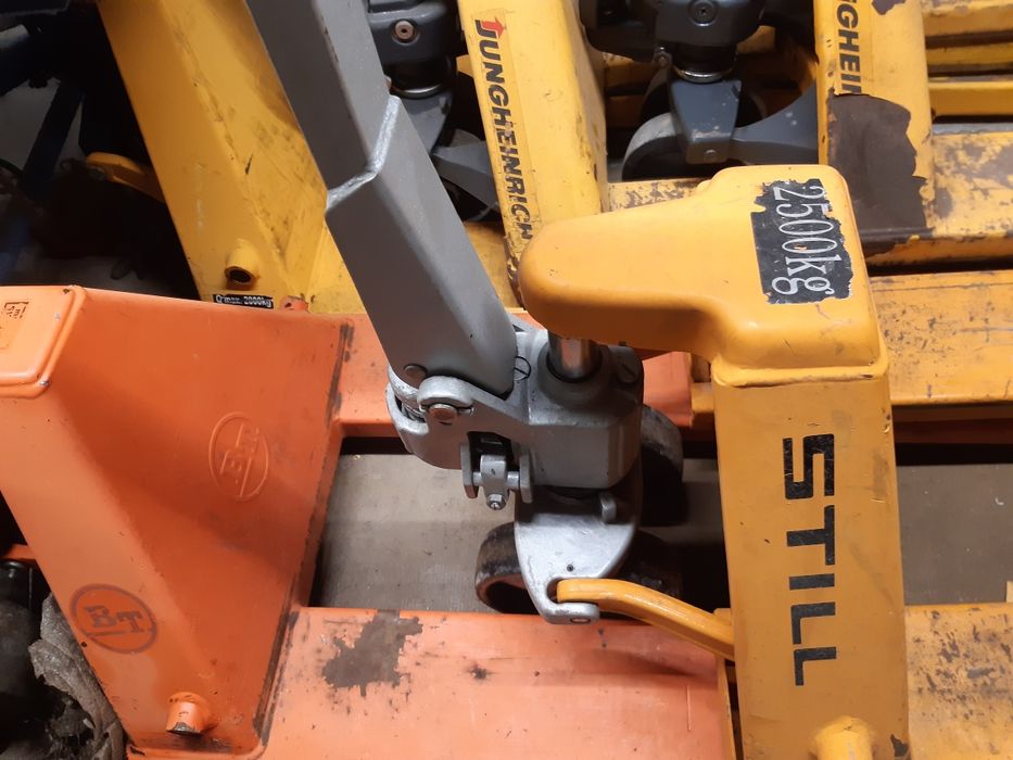 Wózek paletowy paleciak JUNGHEINRICH, STIHL, BT TOYOTA