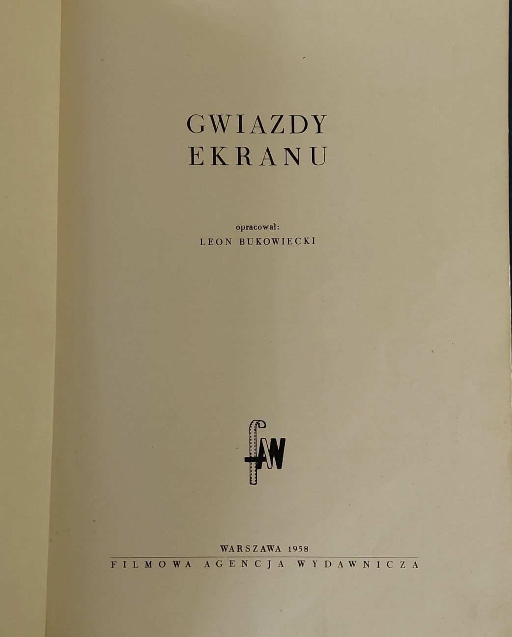 Książka Gwiazdy ekranu