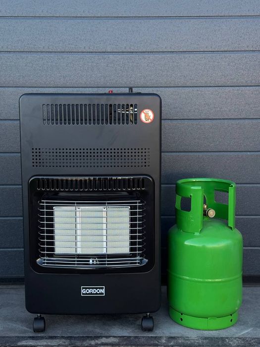 ТОП | Потужний газовий обігрівач 4200W Німеччина обогреватель балон