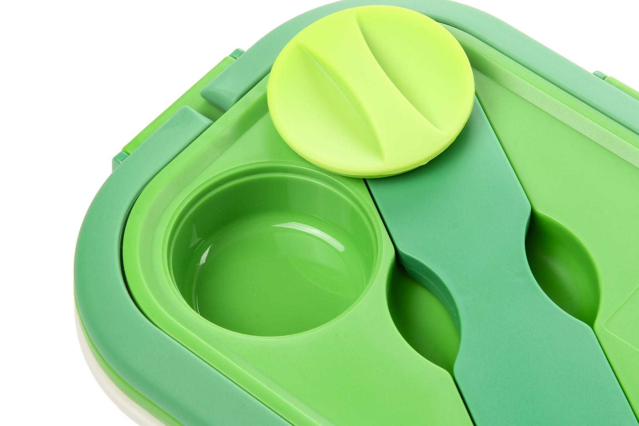 Podgrzewany składany pojemnik na żywność 1L Lunch Box Filux dodatki