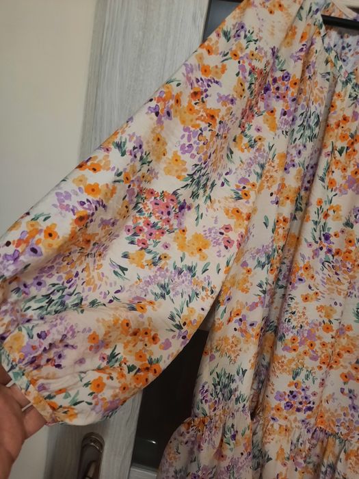 H&M cudna sukienka przewiewna wiskoza 46-48