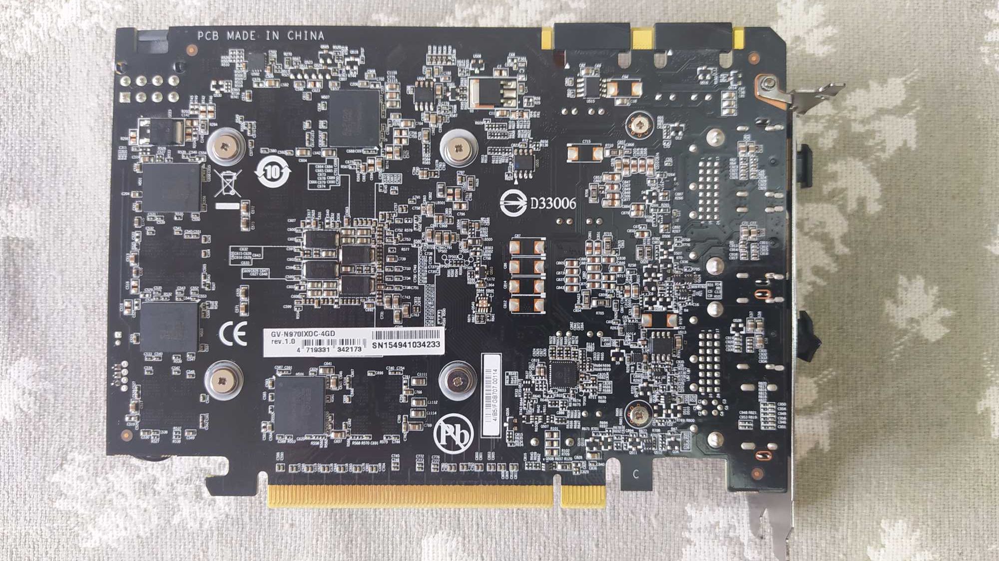 Відеокарта Gigabyte GV-N970IXOC-4GD