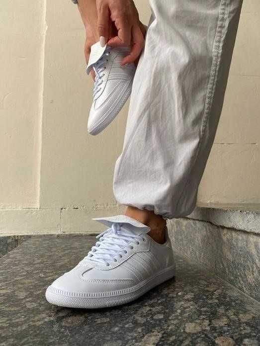 Женские кроссовки Adidas Samba Pure White 36-41 адидас Новинка!