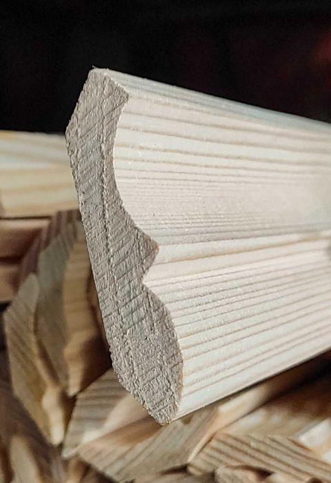 Плінтус дерев'яний, притворна стиковочна планка, кути, уголки