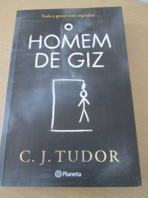 O Homem de Giz de C. J. Tudor (Oferta de portes)