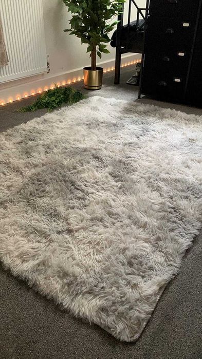 NOWY dywan 230x160 cm miękki pluszowy shaggy włochacz Do Salonu Domu