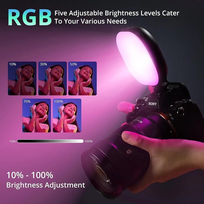Lampa wideo RGB ATUMTEK O454