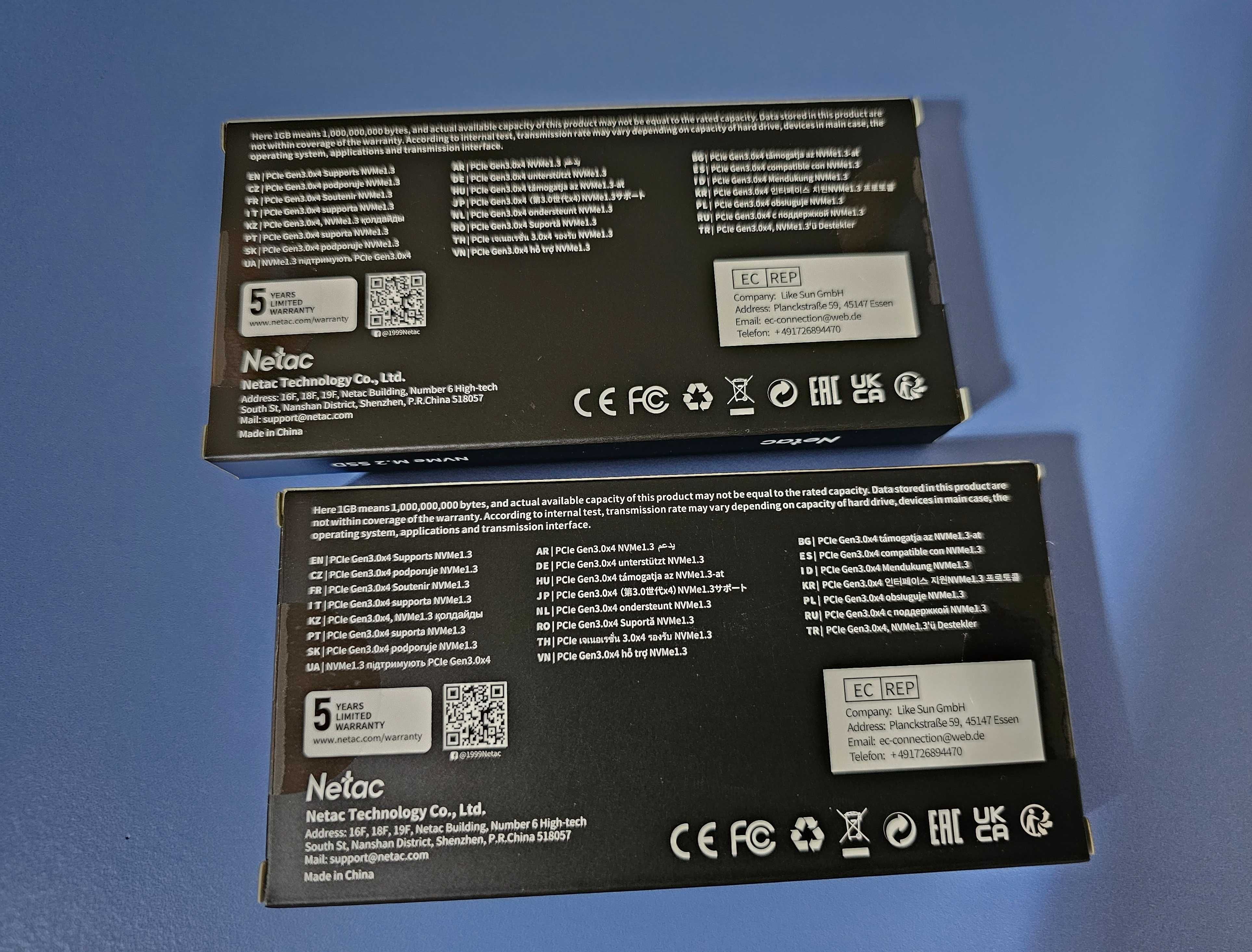 SSD Netac NV3000 1 TB M.2 2280 NVMe 3500MB/s!