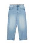 Spodnie jeansowe z efektem sprania jeansy super baggy Cropp Denim Lab