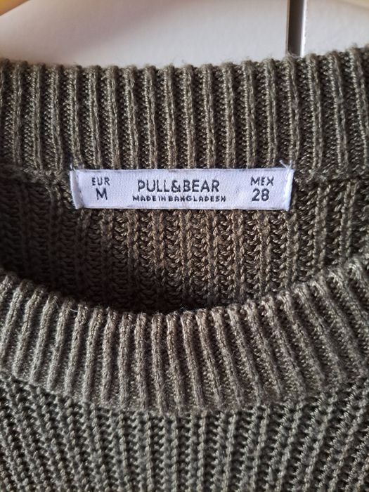 Camisola verde Pull&Bear M mulher