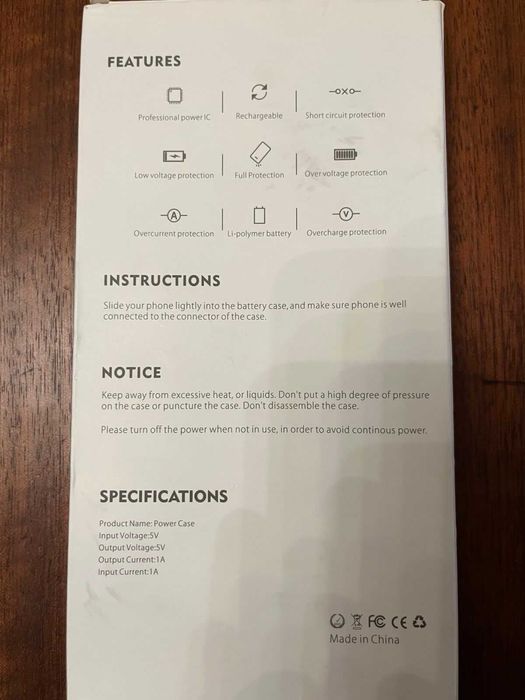 Capa bateria iphone 6 6s 7 8