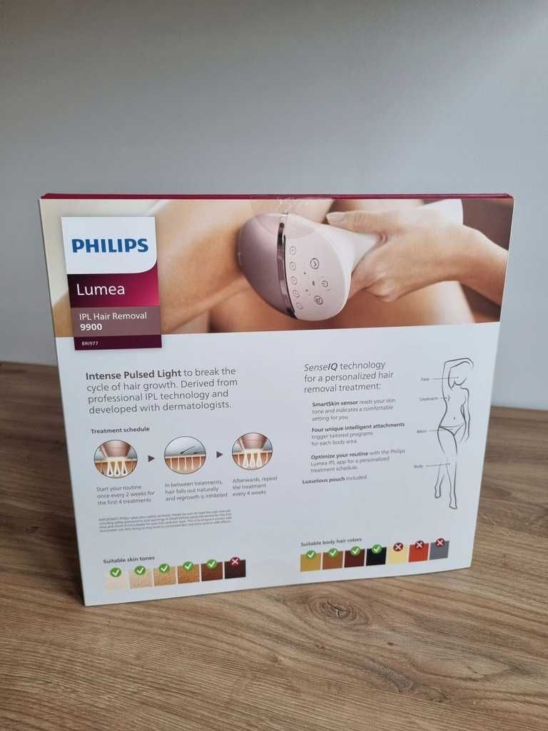 Depilator PHILIPS Lumea 9900 IPL nowy z gwarancją