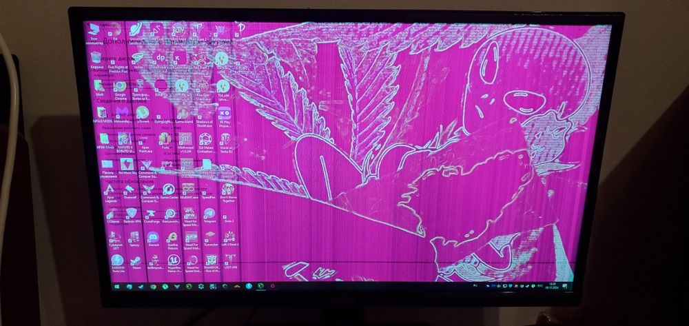 Монитор Acer H226HQL на запчасти/ремонт