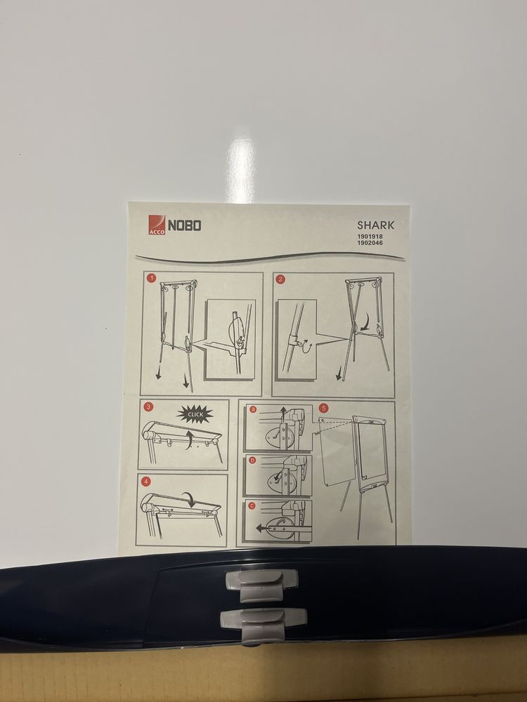 Tablica Flipchart nobo shark magnetyczna suchoscieralna