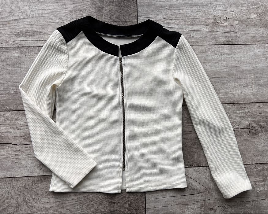 Narzutka na zamek do sukienki S 36 na Chrzest Święta