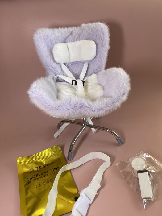 Fotel krzesło dla lalki labubu lafufu akcesoria