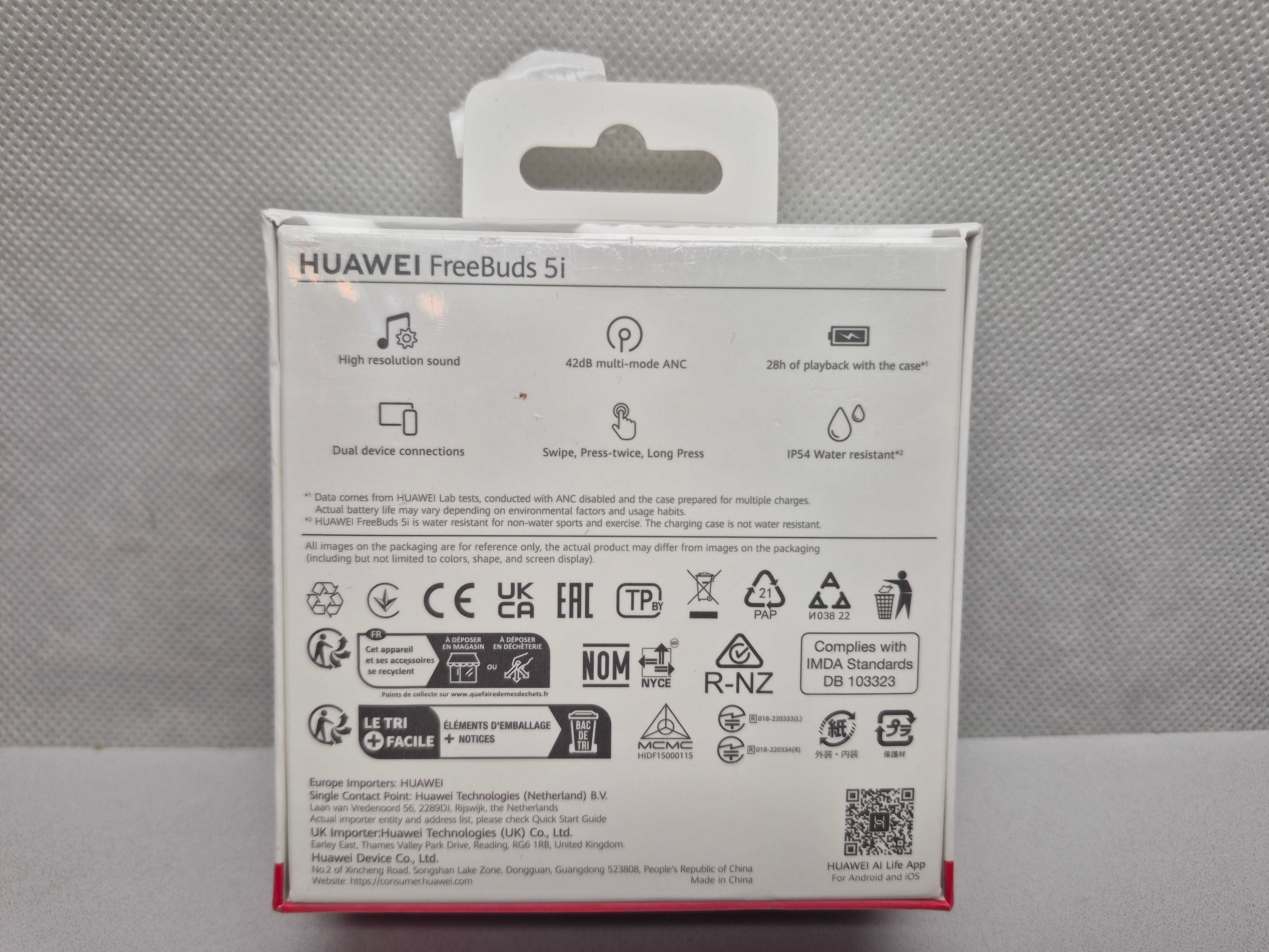 Słuchawki bezprzewodowe Huawei FreeBuds 5i; Madej S.C. Igielna Jasło