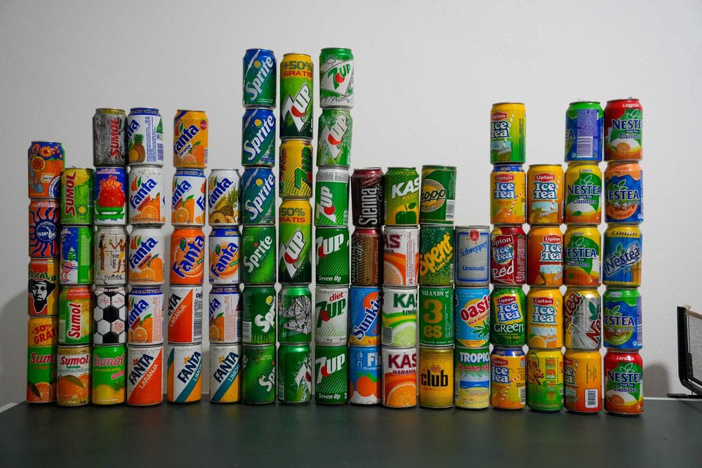 Colecção de latas antigas