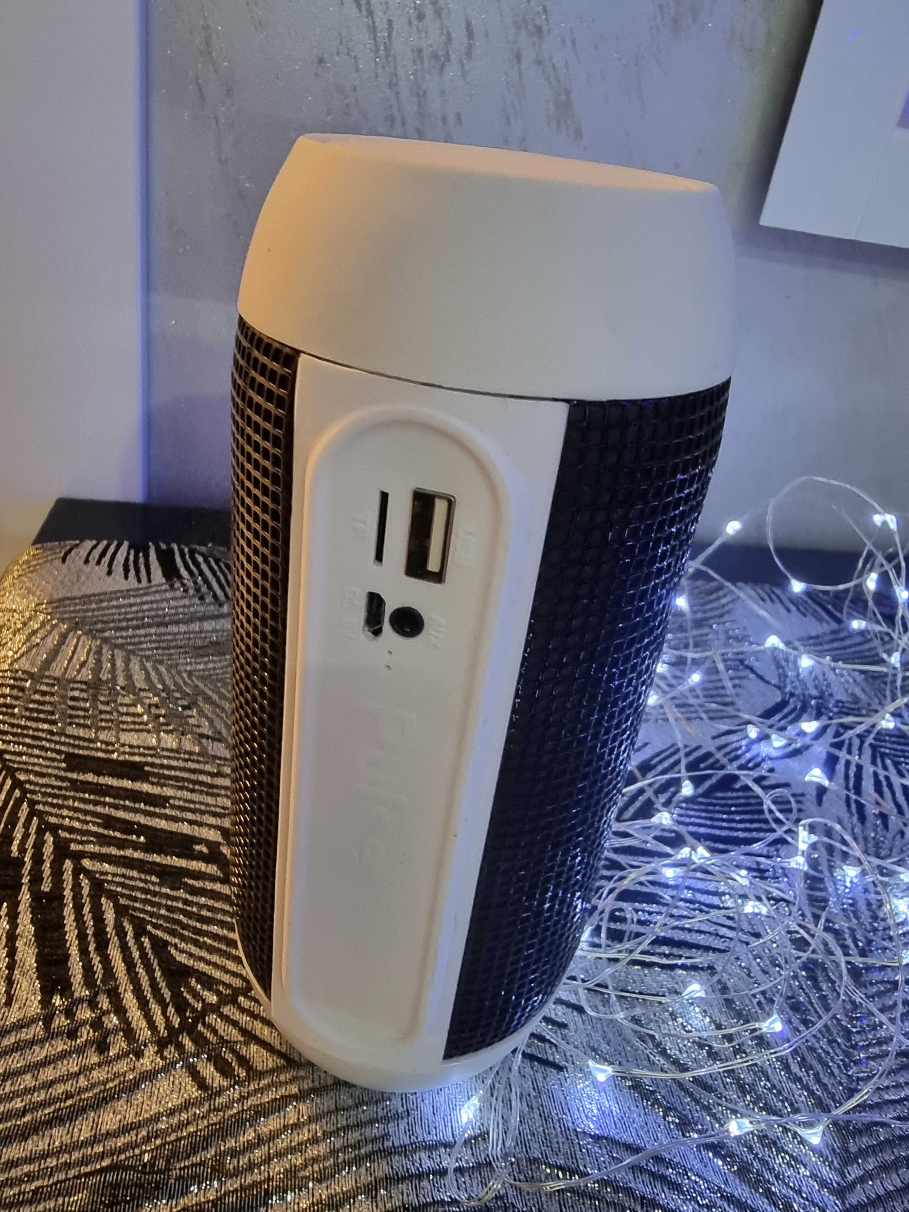 Głośnik bluetooth BEZPRZEWODOWY radio LED TF