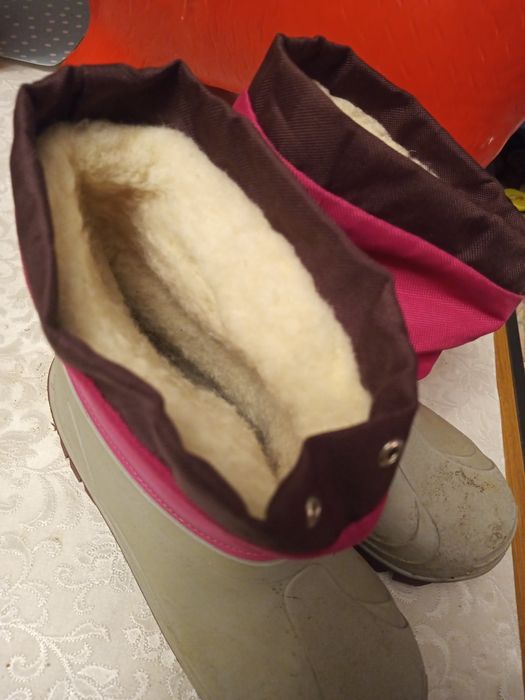 Śniegowce na wełnie roz 35