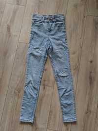 Spodnie z wysokim stanem Sinsay skinny r.34 XS