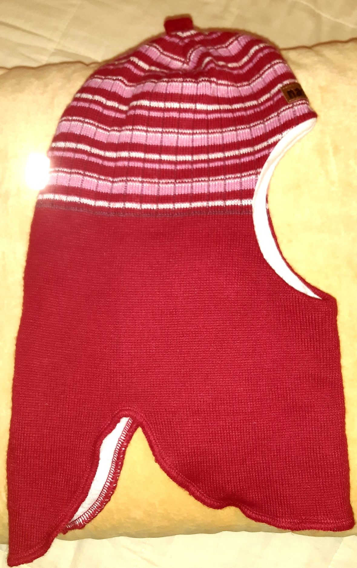 Wełniana czapka komin pod kask - Nassikat,Nevertex :)