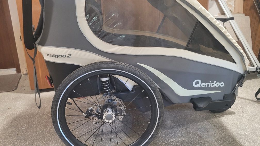 Qeridoo kidgoo2 przyczepka rowerowa
