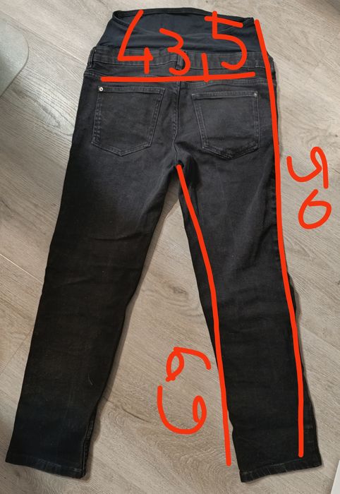 Spodnie ciążowe czarne Sinsay rozm. 38