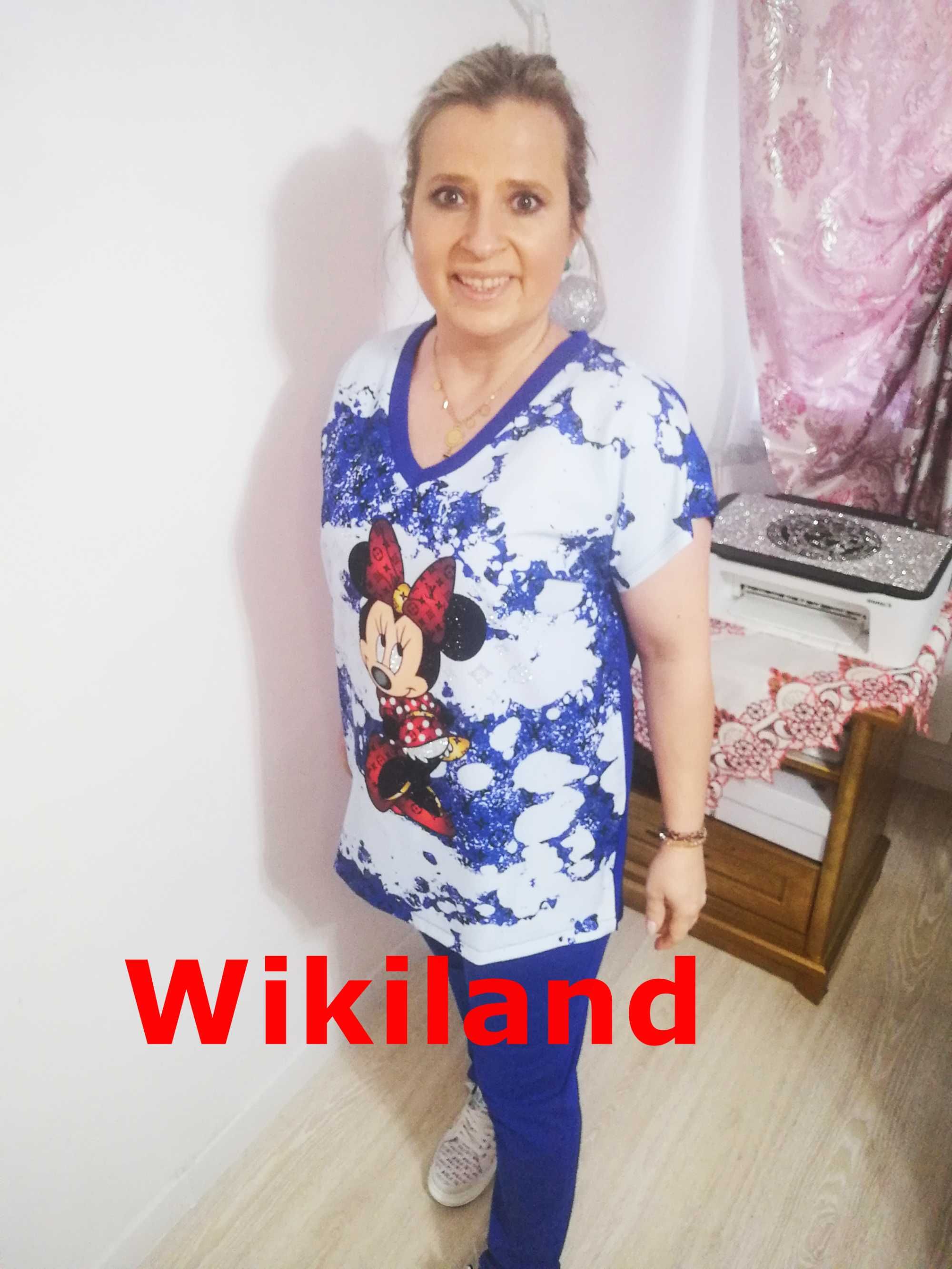 Wikiland 46 3XL  Komplet bawełniany Piżama damska Myszka Miki