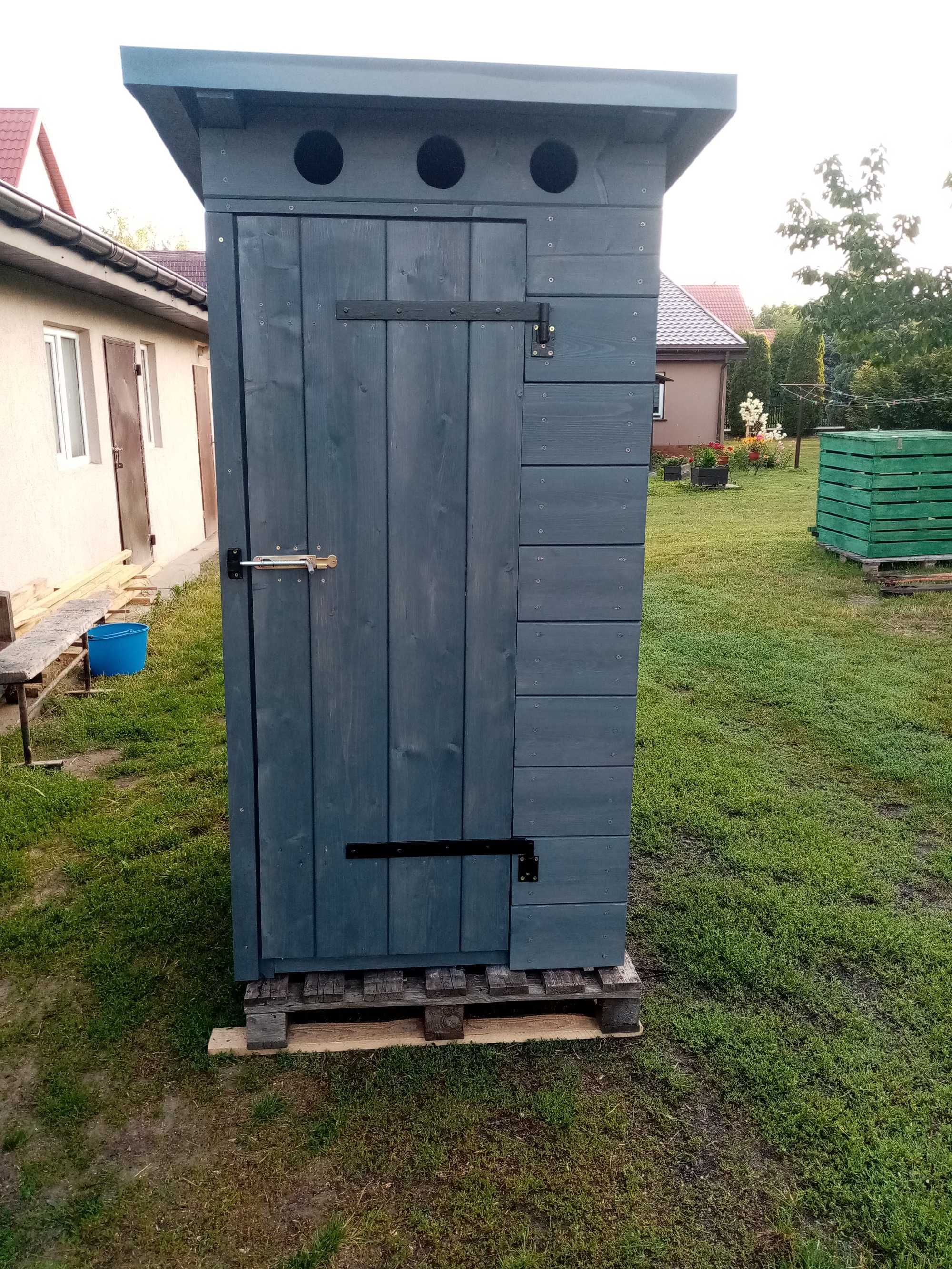 Kompostownik drewniany zamykany