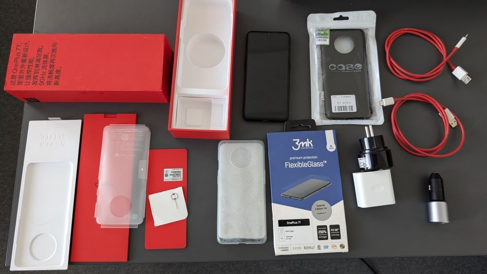 OnePlus 7T HD1900 8GB/256GB bogaty zestaw