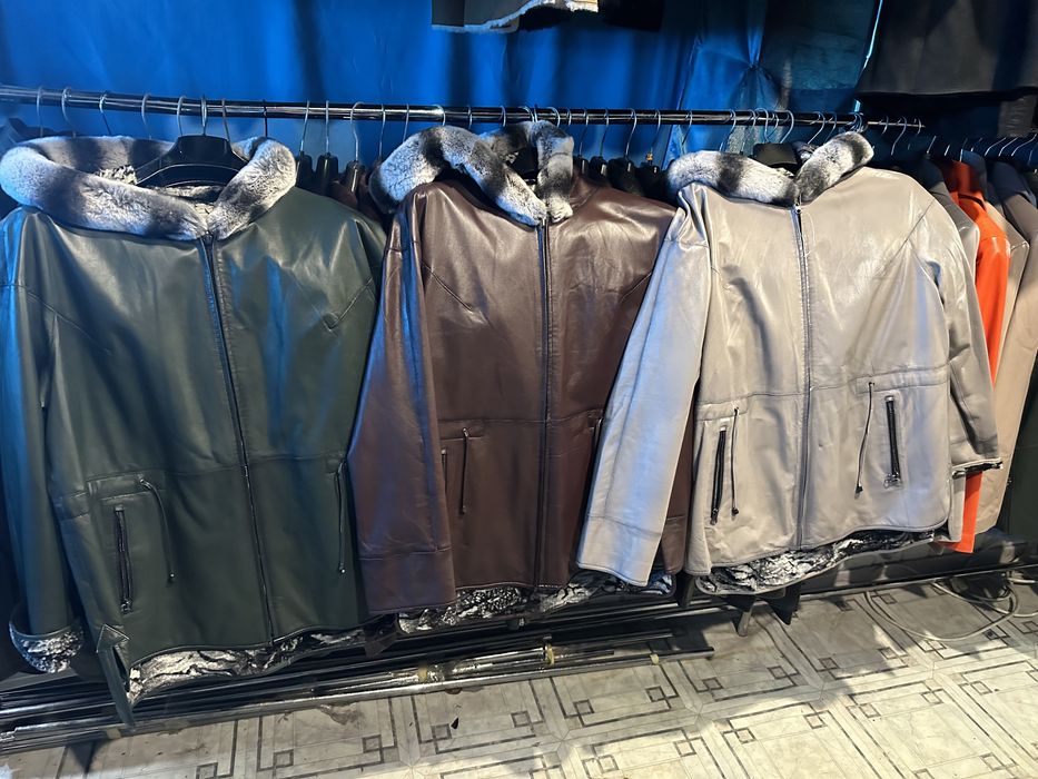 Кожана курточка великі розміри , Косуха, кожаний плащ