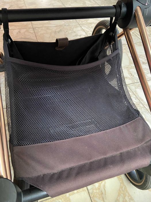 Spacerówka Cybex Priam Spring Bloosom + śpiworek + plecak