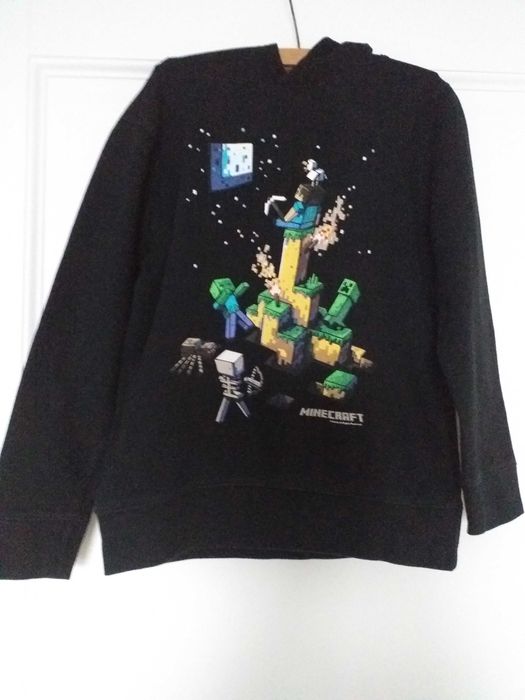 Bluza z kapturem minecraf 134/140