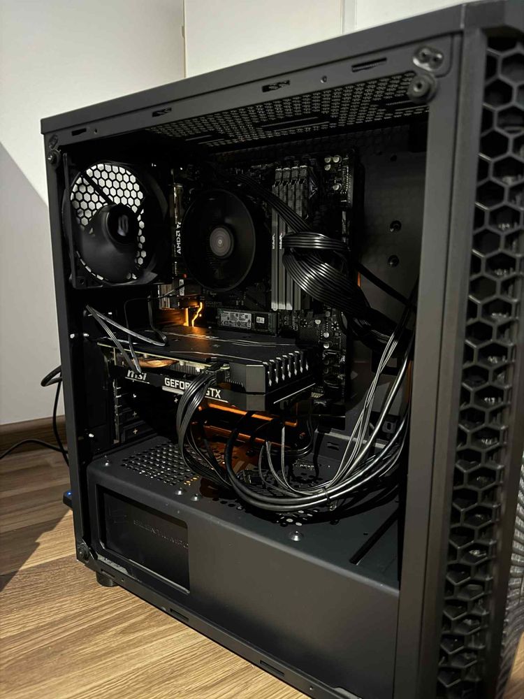 Komputer idealny do nauki, pracy i gier Ryzen 5, GTX 1660 + 2 monitory