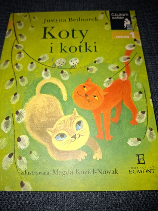 Książka z serii Czytam sobie- Koty i kotki