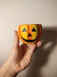 Osłonka na doniczkę ceramiczna dynia halloween