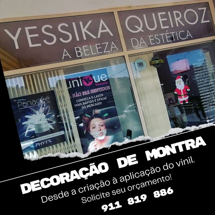 Vinil autocolante para Decoração de Montra