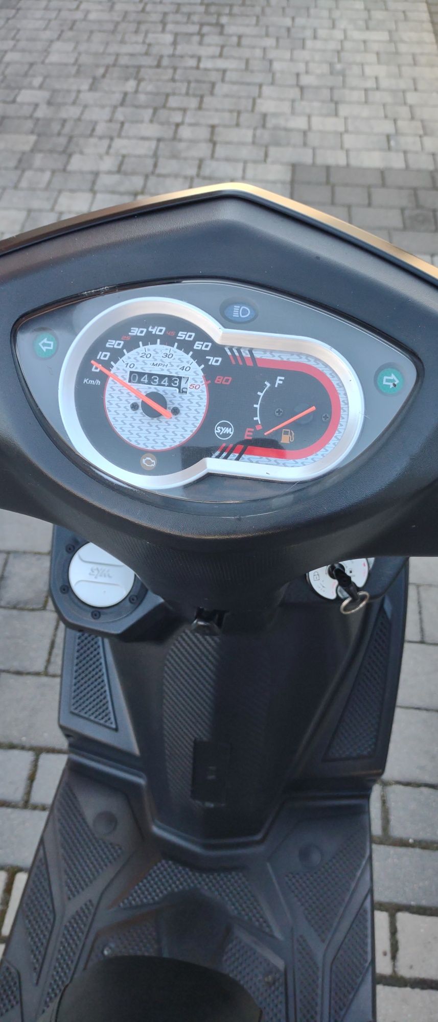 Skuter Sym Orbit III, 49 cm, 2020 rok, mały przebieg