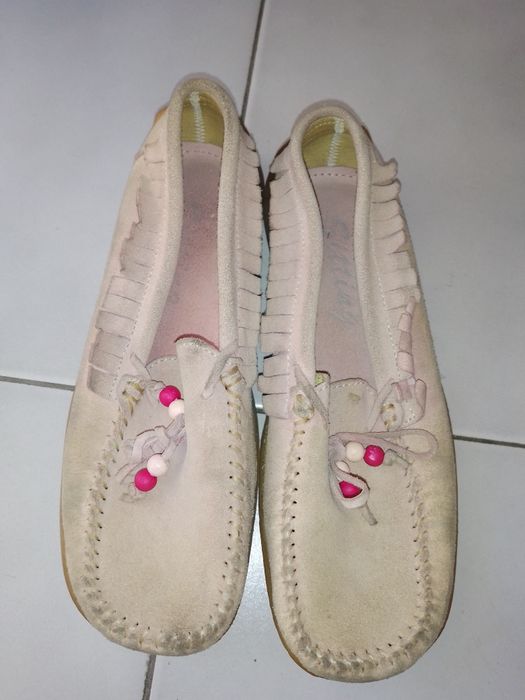 Mocassins rosa claro