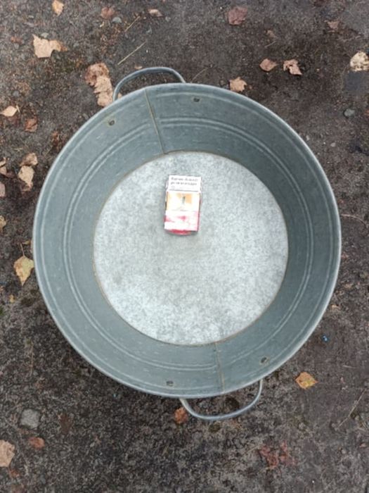 Тазик оцинкований