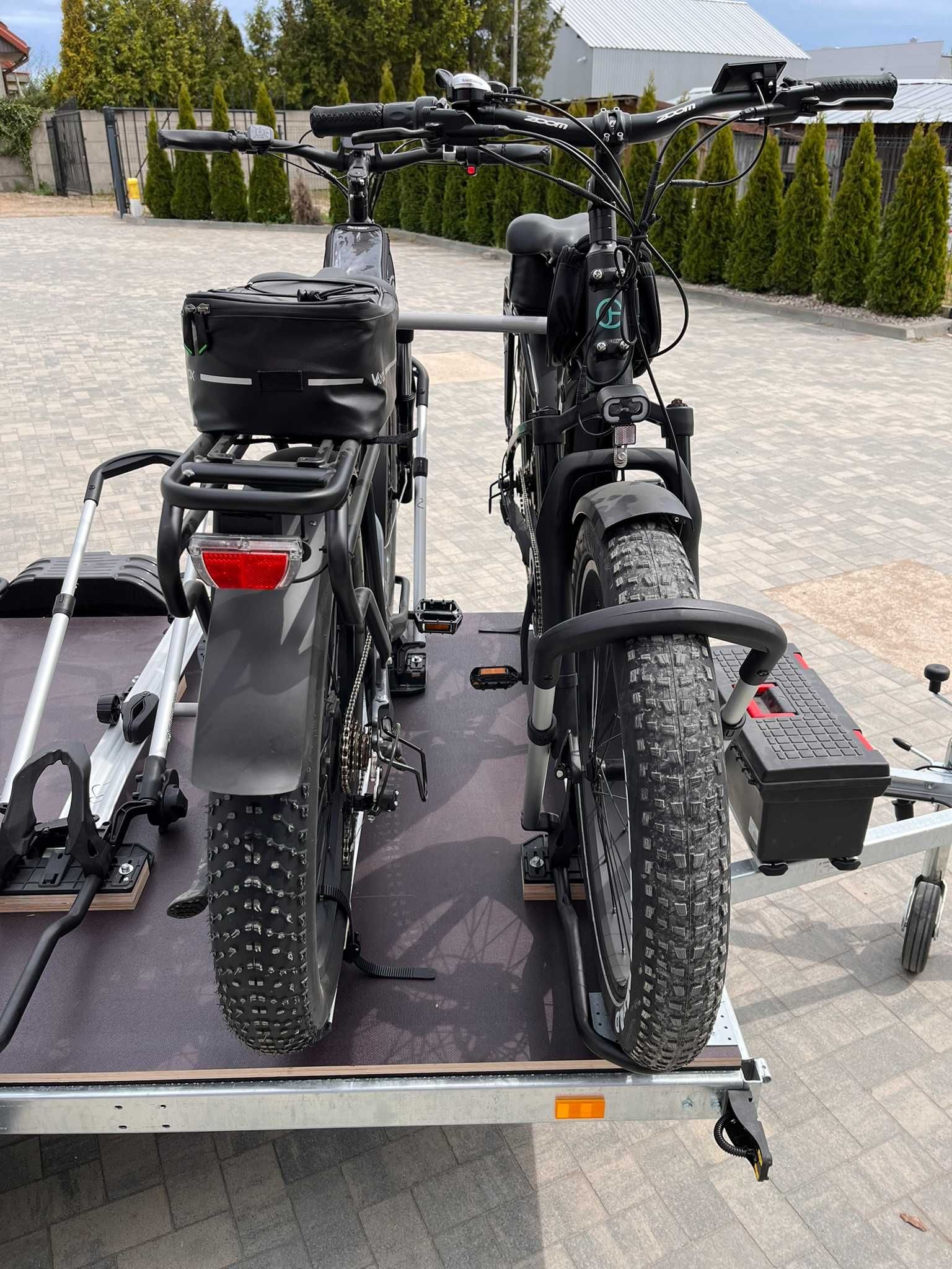 Wynajem przyczepa do transportu 6 rowerów