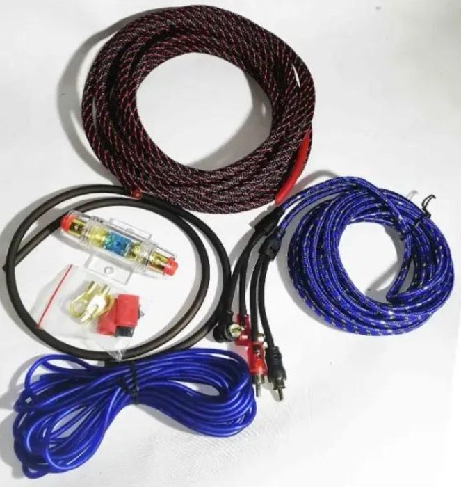 Набір проводів для встановлення сабуфера AWG/RCA, KIT 10GA /CO11