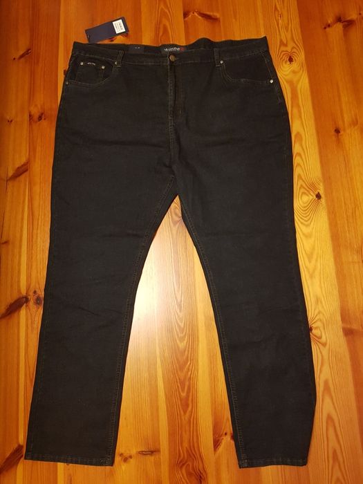 Duże spodnie jeans  52 / 34 pas 132 cm
