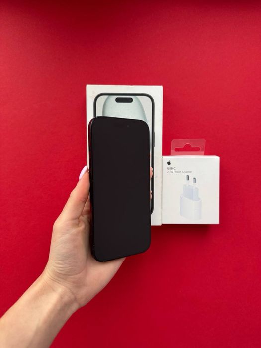 iPhone 15 128gb + Комплект! Фізична сім! Айфон 15