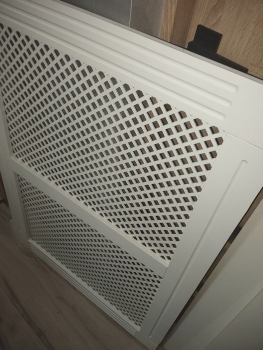 Maskownica na kaloryfer osłona na grzejnik biała płyta MDF