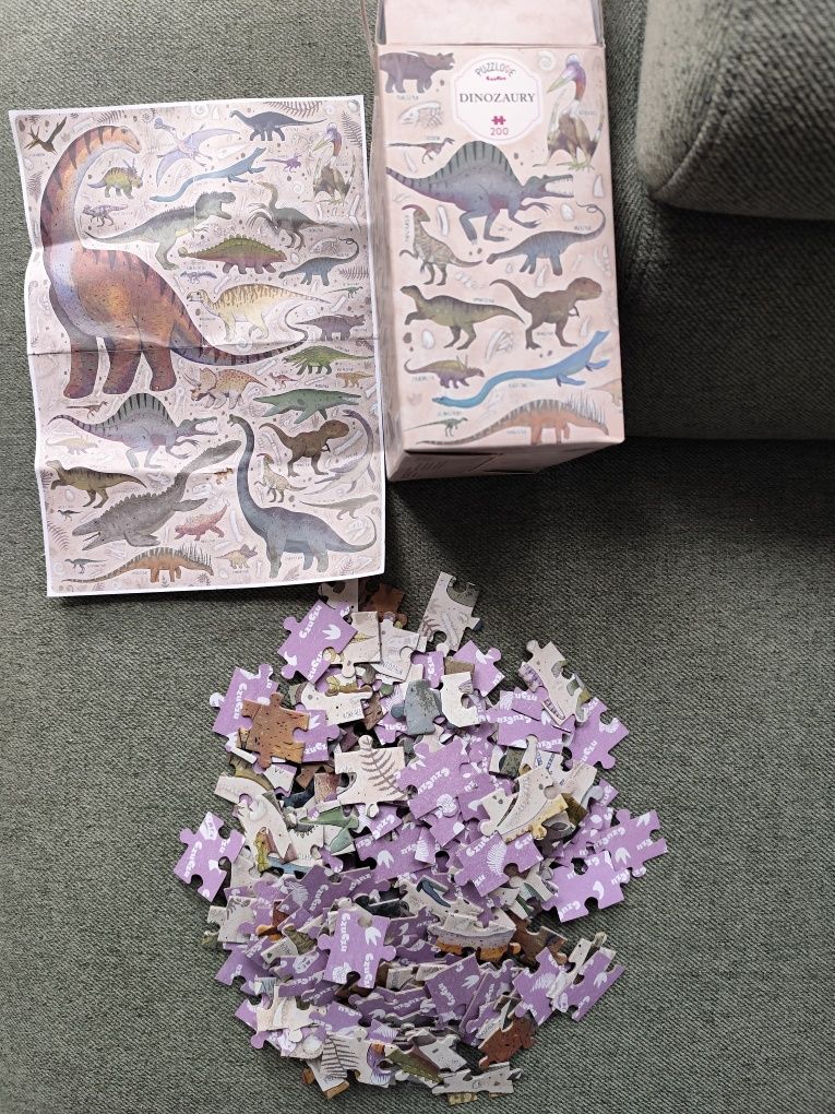 Puzzlove puzzle dinozaury czuczu 200 elementów